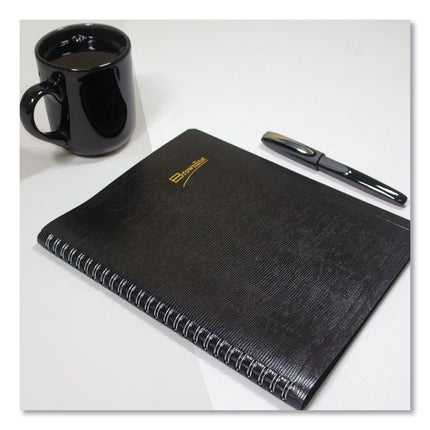 Essential Collection 14-Month Ruled Monthly Planner, 8.88 x 7.13, Black Cover, 14-Month: Dec 2024 to Jan 2026