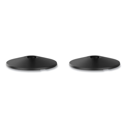 Adjusta-Tape Crowd Control Base Only, Steel, 14" Deep, Black, 2/box