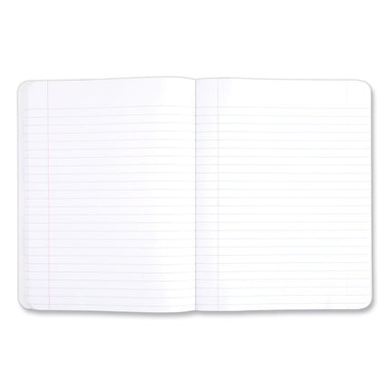 Square Deal Composition Book, 3-Subject, Wide/Legal Rule, Black Cover, (100) 9.75 x 7.5 Sheets, 12/Pack