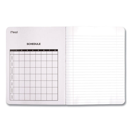 Square Deal Composition Book, Medium/College Rule, Black Cover, (100) 9.75 x 7.5 Sheets