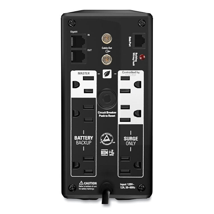 Br700g Back-Ups Pro 700 Battery Backup System, 6 Outlets, 700 Va, 355 J