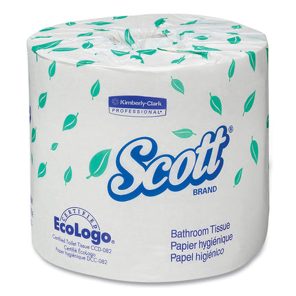 Essential Standard Roll Bathroom Tissue, Septic Safe, 2-Ply, White, 550 Sheets/roll, 40 Rolls/carton