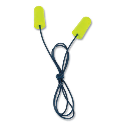 E-A-Rsoft Metal Detectable Soft Foam Earplugs, Corded, 32 Nrr, Poly Bag, 200 Pairs/box