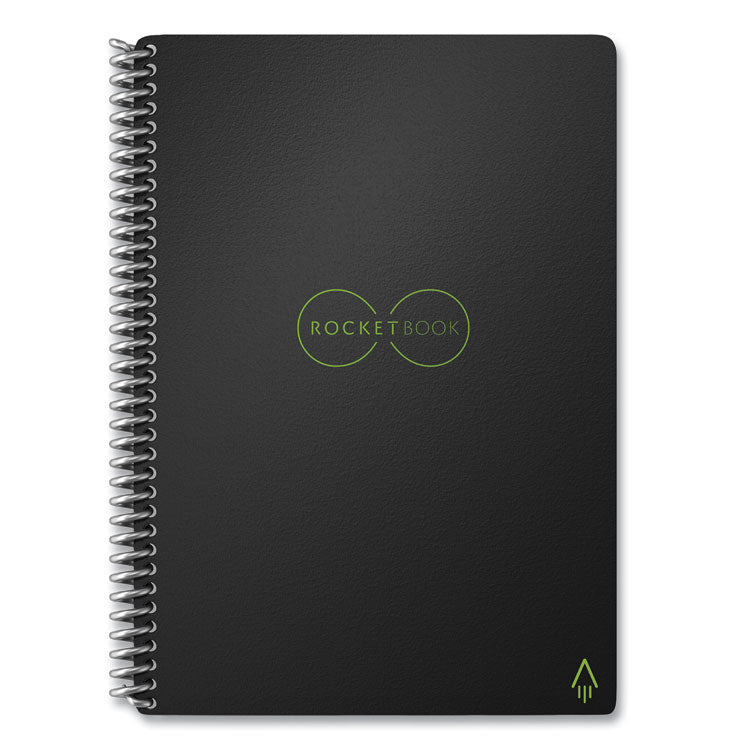 Core Smart Notebook, Dotted Rule (4 sq/in), Black Cover, (18) 8.8 x 6 Sheets