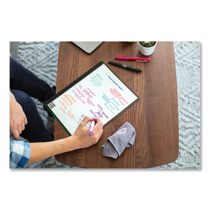Fusion Smart Notebook, Seven Assorted Page Formats (Set 1), Teal Cover, (21) 11 x 8.5 Sheets