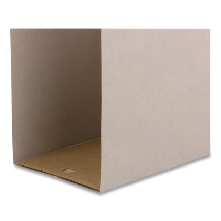 TUFF Extra Capacity Hanging File Folders with Easy Slide Tabs, 4" Capacity, Letter, 1/3-Cut Tabs, Steel Gray, 18/Box