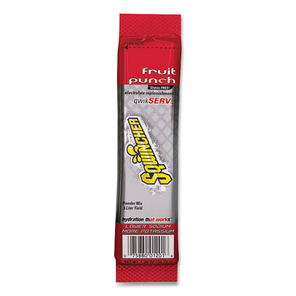 Thirst Quencher Qwikserv Electrolyte Replacement Drink Mix, Fruit Punch, 1.26 Oz Packet, 8/pack