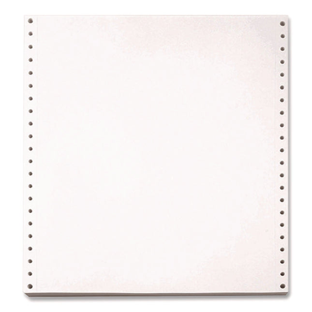 Blank Continuous Paper, 1-Part, 20 lb Bond Weight, 9.5 x 5.5, White, 5,400/Carton
