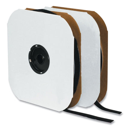 Sticky-Back Fasteners, Loop Side, 2" X 75 Ft, Black