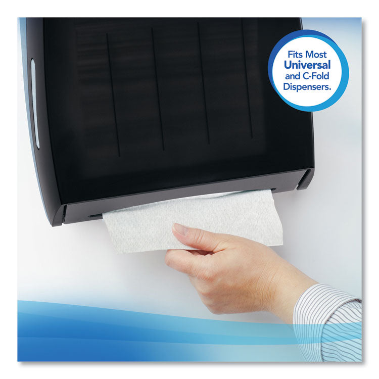 Essential C-Fold Towels for Business, Absorbency Pockets, 1-Ply, 10.13 x 13.15, White, 200/Pack, 12 Packs/Carton