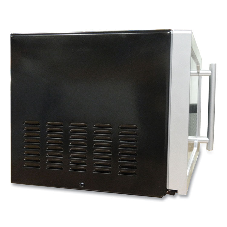 0.7 Cu.ft Capacity Microwave Oven, 700 Watts, Black/Stainless Steel