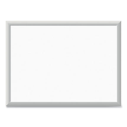 Melamine Dry Erase Board, 24" x 18" (Actual Size: 23" x 17"), White Surface, Satin Aluminum Frame