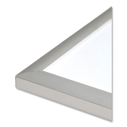 Melamine Dry Erase Board, 24" x 18" (Actual Size: 23" x 17"), White Surface, Satin Aluminum Frame