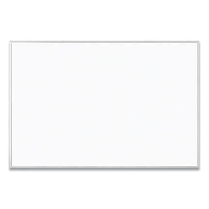 Melamine Dry Erase Board, 72" x 48" (Actual Size: 70" x 47"), White Surface, Satin Aluminum Frame