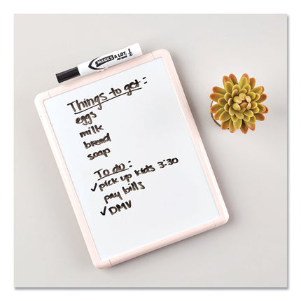 Marks A Lot Desk-Style Dry Erase Marker, Broad Chisel Tip, Black, Dozen (24408)