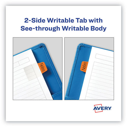 Ultra Tabs Repositionable Tabs, Mini Tabs: 1" x 1.5", 1/5-Cut, Assorted Colors, 40/Pack