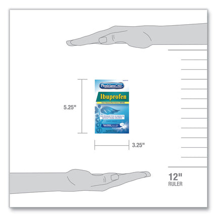 Ibuprofen Pain Reliever, Two-Pack, 125 Packs/box