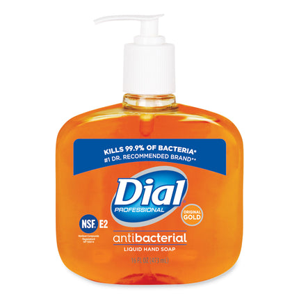 Gold Antibacterial Liquid Hand Soap, 16 oz, 12/Carton