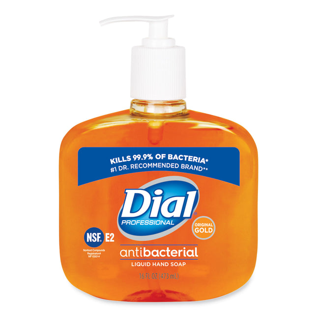 Gold Antibacterial Liquid Hand Soap, 16 oz