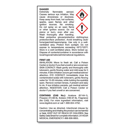 Fire D One Shot Aerosol, 5 Oz Aerosol Spray, 12/carton