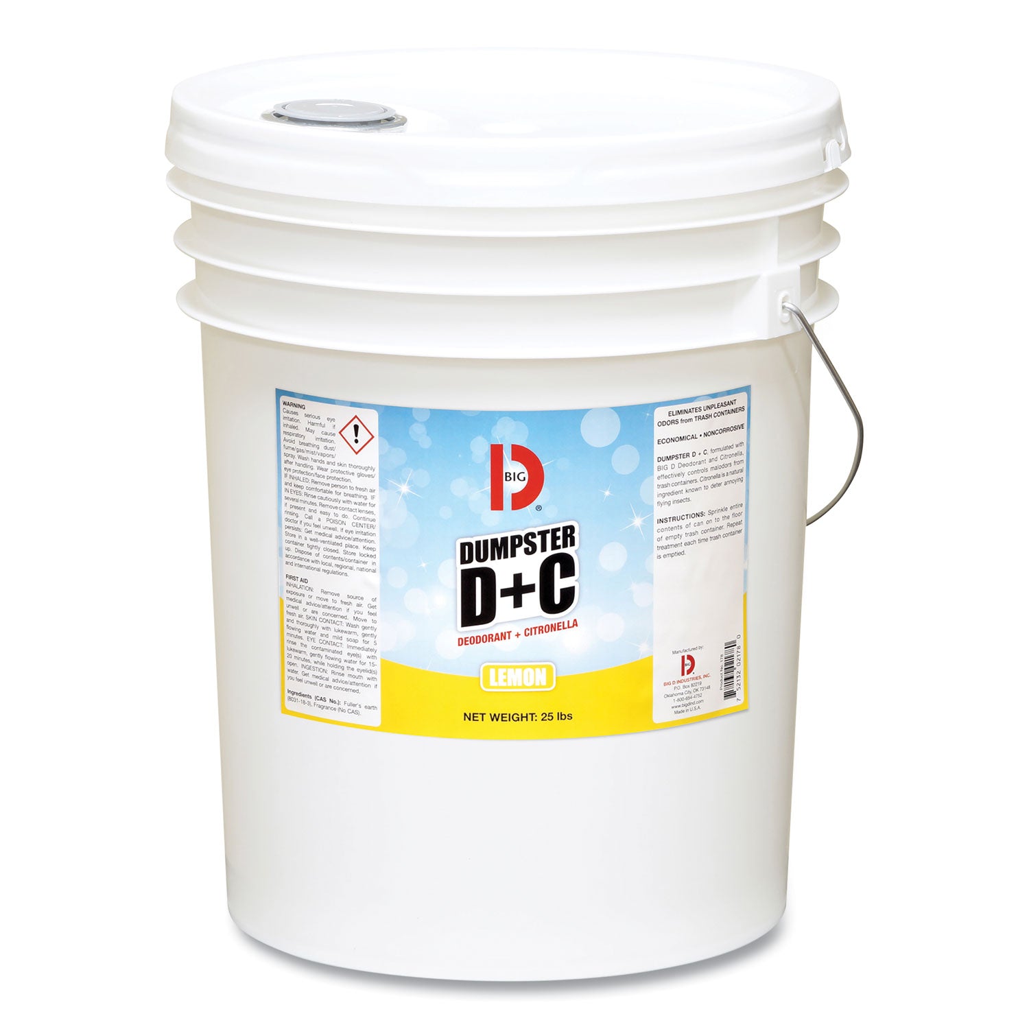Dumpster D Plus C, Neutral, 25 Lb Bucket