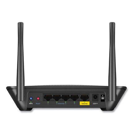 Ac1200 Dual-Band Wi-Fi Router, 4 Ports, Dual-Band 2.4 Ghz/5 Ghz