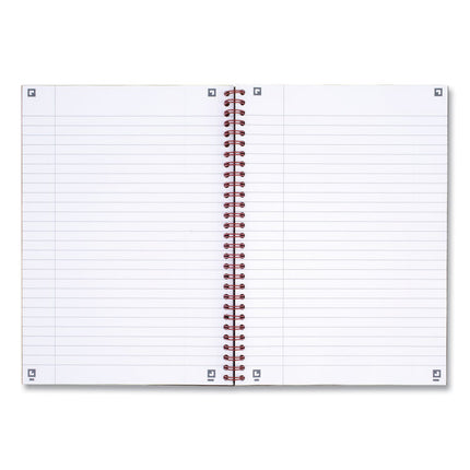 Hardcover Twinwire Notebooks, SCRIBZEE Compatible, 1-Subject, Wide/Legal Rule, Black/Red Cover, (70) 9.88 x 6.88 Sheets