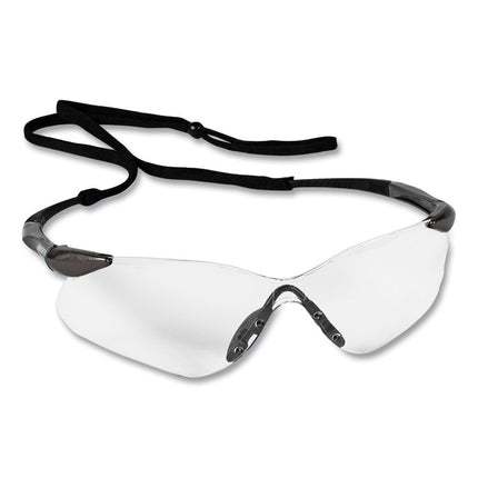 Nemesis Vl Safety Glasses, Gunmetal Frame, Clear Anti-Fog Lens, 12/Box