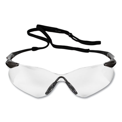 Nemesis Vl Safety Glasses, Gunmetal Frame, Clear Anti-Fog Lens, 12/Box