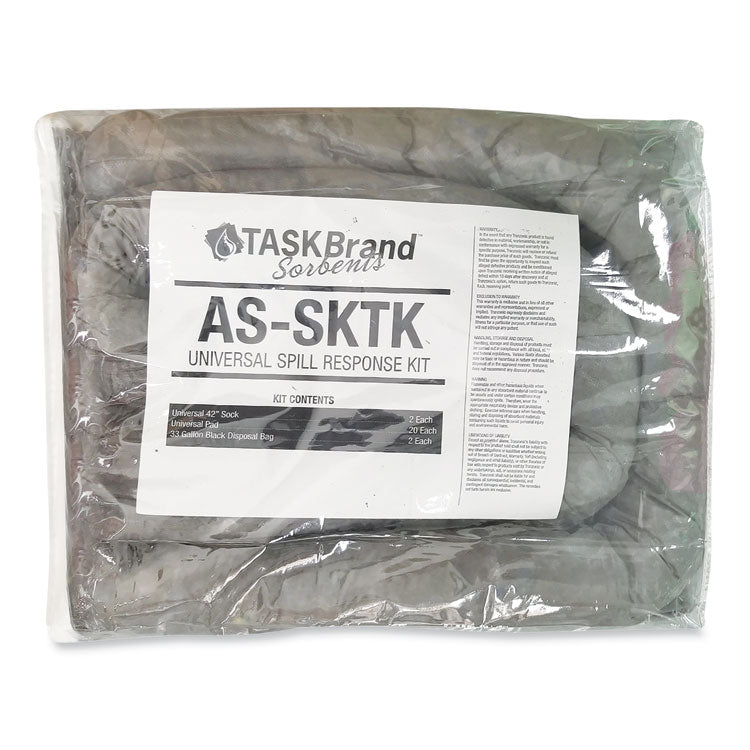 TASKBrand Industrial Universal Sorbent Truck Kit, 7 gal