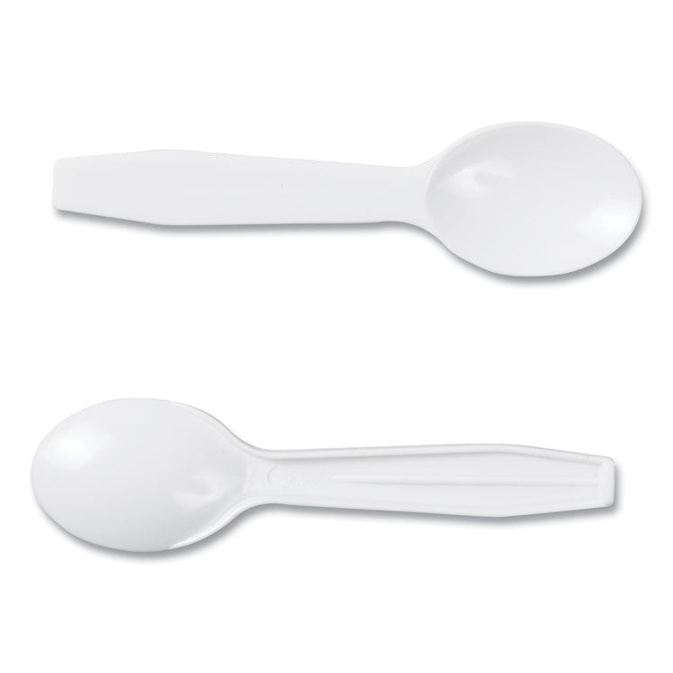 Polystyrene Taster Spoons, Plastic, 3", White, 3,000/Carton