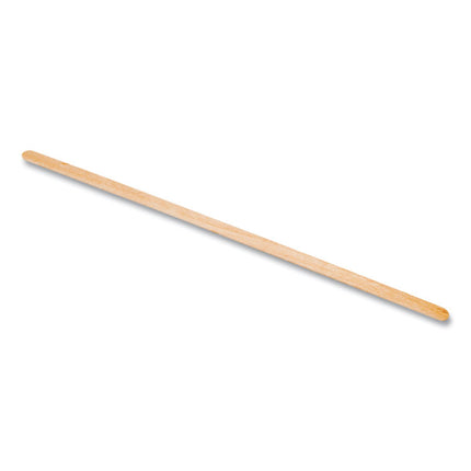 Wood Coffee Stirrers, 7.5", Wrapped, 5,000/carton