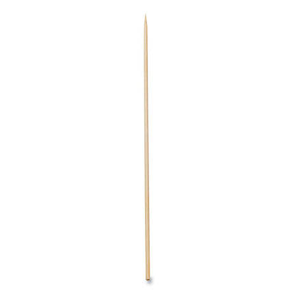 Bamboo Skewers, Paper, 10", White, 100/Pack, 10 Packs/Box, 12 Boxes/Carton