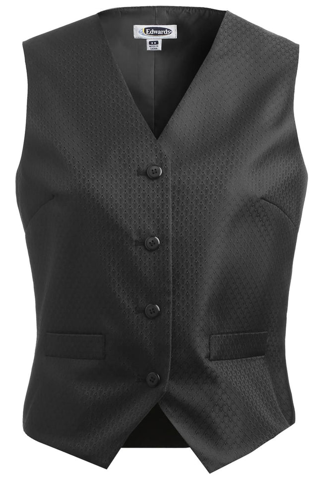 EDWARDS LADIES DIAMOND BROCADE VEST