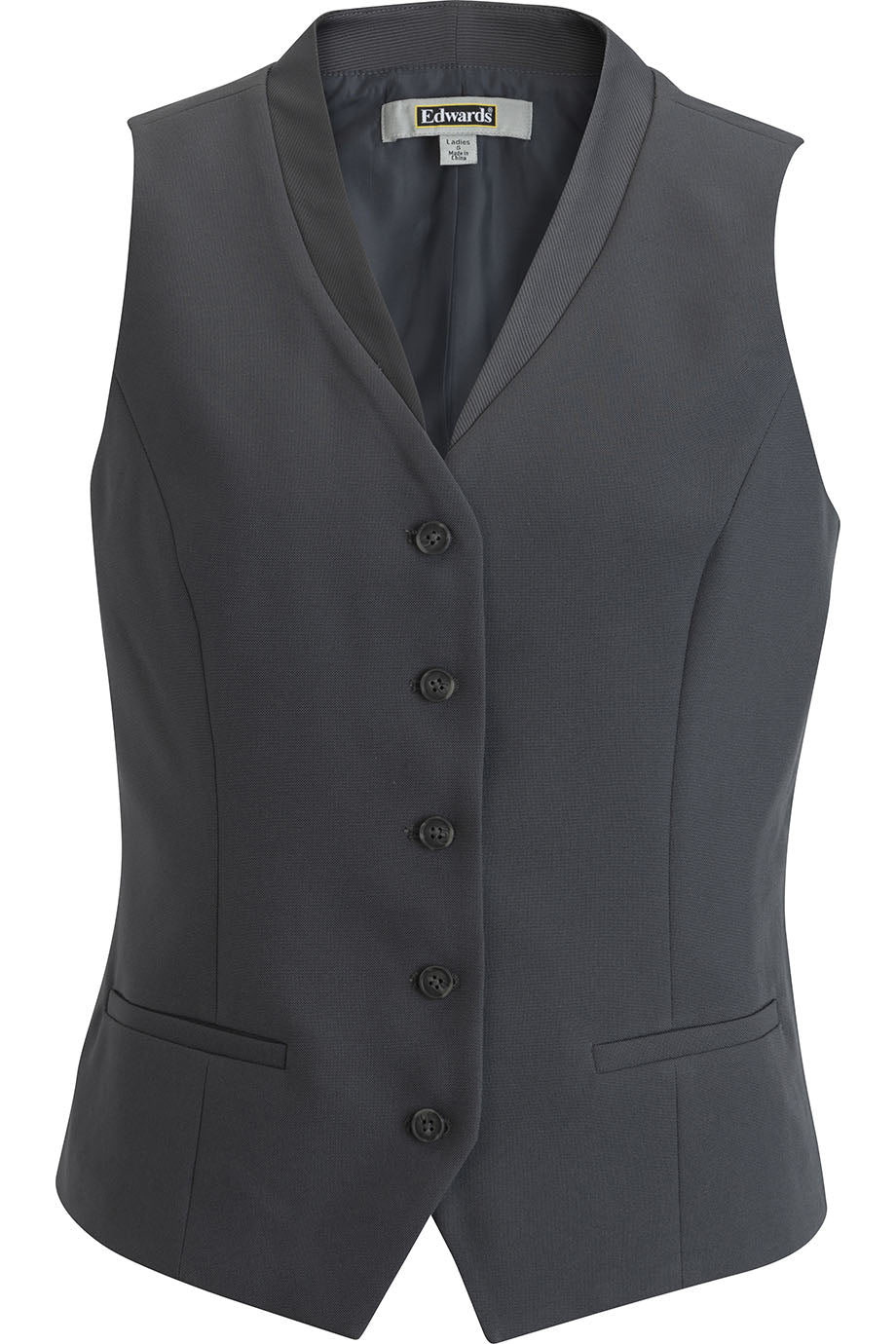 EDWARDS LADIES OTTOMAN TRIM VEST