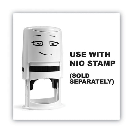 Ink Pad for NIO Stamp with Voucher, 2.75" x 2.75", Brave Red