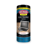 E-tronic Wipes, 1-Ply, 7 x 8, White, 30/Canister, 4 Canisters/Carton