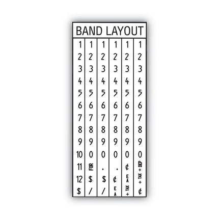 Pricemarker Kit, Model 22-6, 1-Line, 6 Characters/Line, 0.81 x 0.44 Label Size