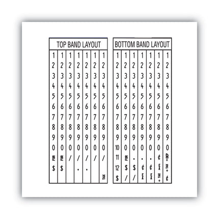 Pricemarker, Model 22-77, 2-Line, 7 Characters/Line, 0.81 x 0.63 Label Size