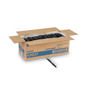 Plastic Cutlery, Heavy Mediumweight Knife, Black, 1,000/Carton