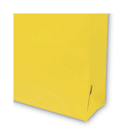 Colored File Jackets With Reinforced Double-Ply Tab, Straight Tab, Letter Size, Yellow, 50/box