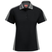 Red Kap® Women's Short Sleeve Performance Knit® Two-Tone Polo / SK53BG