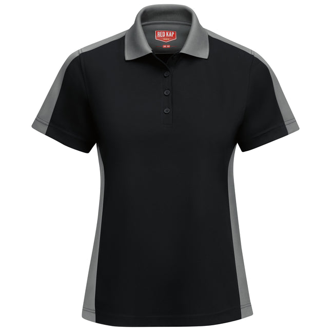 Red Kap® Women's Short Sleeve Performance Knit® Two-Tone Polo / SK53BG