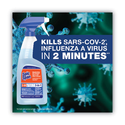 Disinfecting All-Purpose Spray And Glass Cleaner, Concentrated, 1 Gal, 2/carton