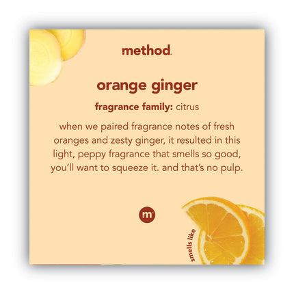 Foaming Hand Wash, Orange Ginger Scent, 10 oz, 6/Carton