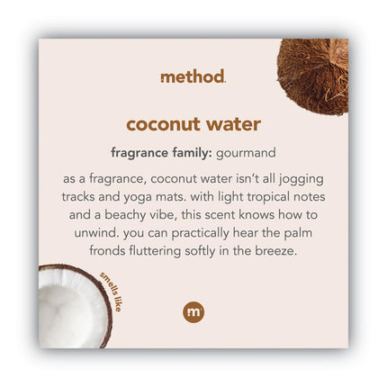 Gel Hand Wash, Coconut Waters Scent, 12 oz
