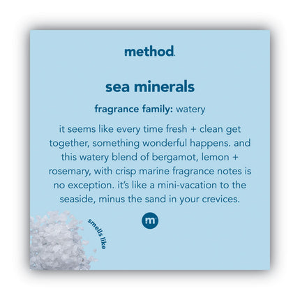 Foaming Hand Wash, Sea Minerals Scent, 10 oz, 6/Carton