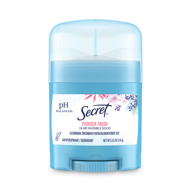 Invisible Solid Anti-Perspirant And Deodorant, Powder Fresh, 0.5 Oz Stick, 24/carton
