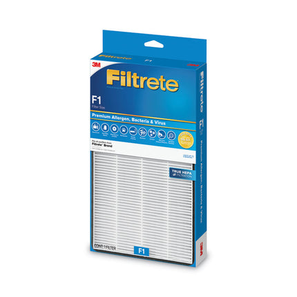 Premium True HEPA Room Air Purifier Filter, 7.3 x 13.86, 4/Carton