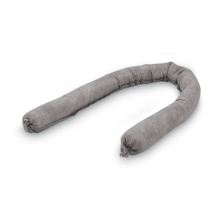 TASKBrand Industrial Universal Sorbent Sock, 0.65 gal, 3" Diameter x 48" Length, 40/Carton